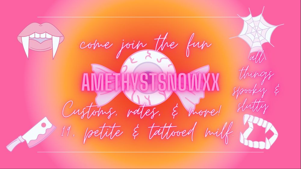 amethystsnowxx OnlyFans showing custom content