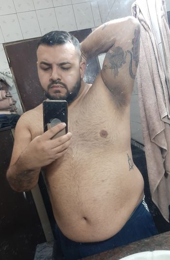 nude chubbybear20 male selfie