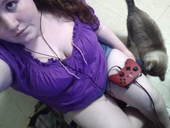 nude chubbyredheadbrat posting bdsm selfie