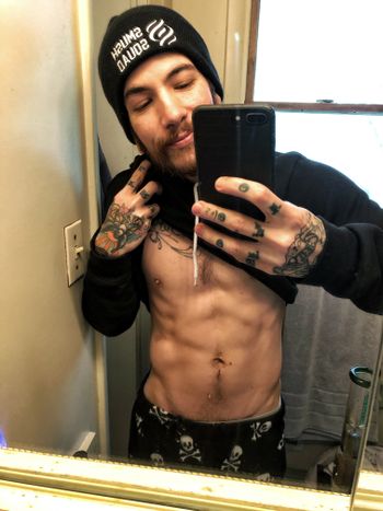 daddysmush OnlyFans tattoo selfie