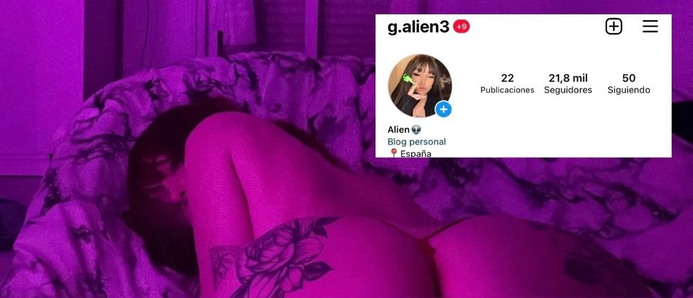 g.alien3 OnlyFans showing lingerie