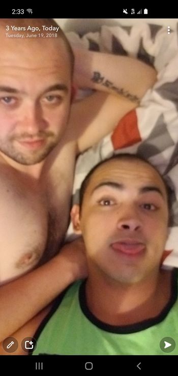 nude gaycuckcouple showing couple selfie