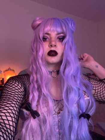 nude goddesschaos666 piercing selfie