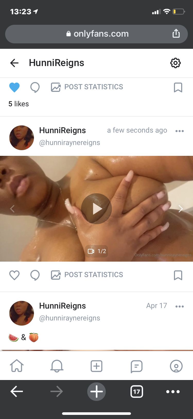 hunniraynereigns OnlyFans recording bbw