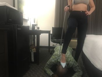 nude interracialdomination leaking bdsm selfie