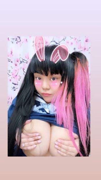 nude kawaiiricebunny doing streamer