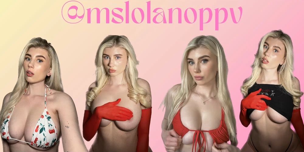 mslolanoppv OnlyFans doing submissive