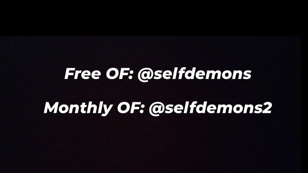 selfdemons OnlyFans recording streamer