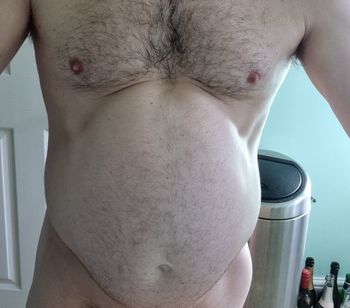 nude thebellyking recording male