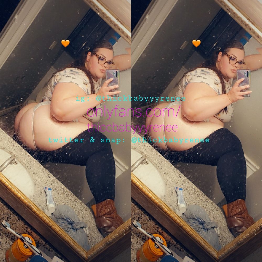 thiccbabyyyrenee OnlyFans posting bbw