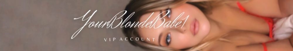 yourblondebabe1 OnlyFans showing pov