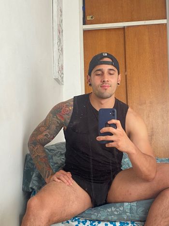 nude zackfitone recording male selfie